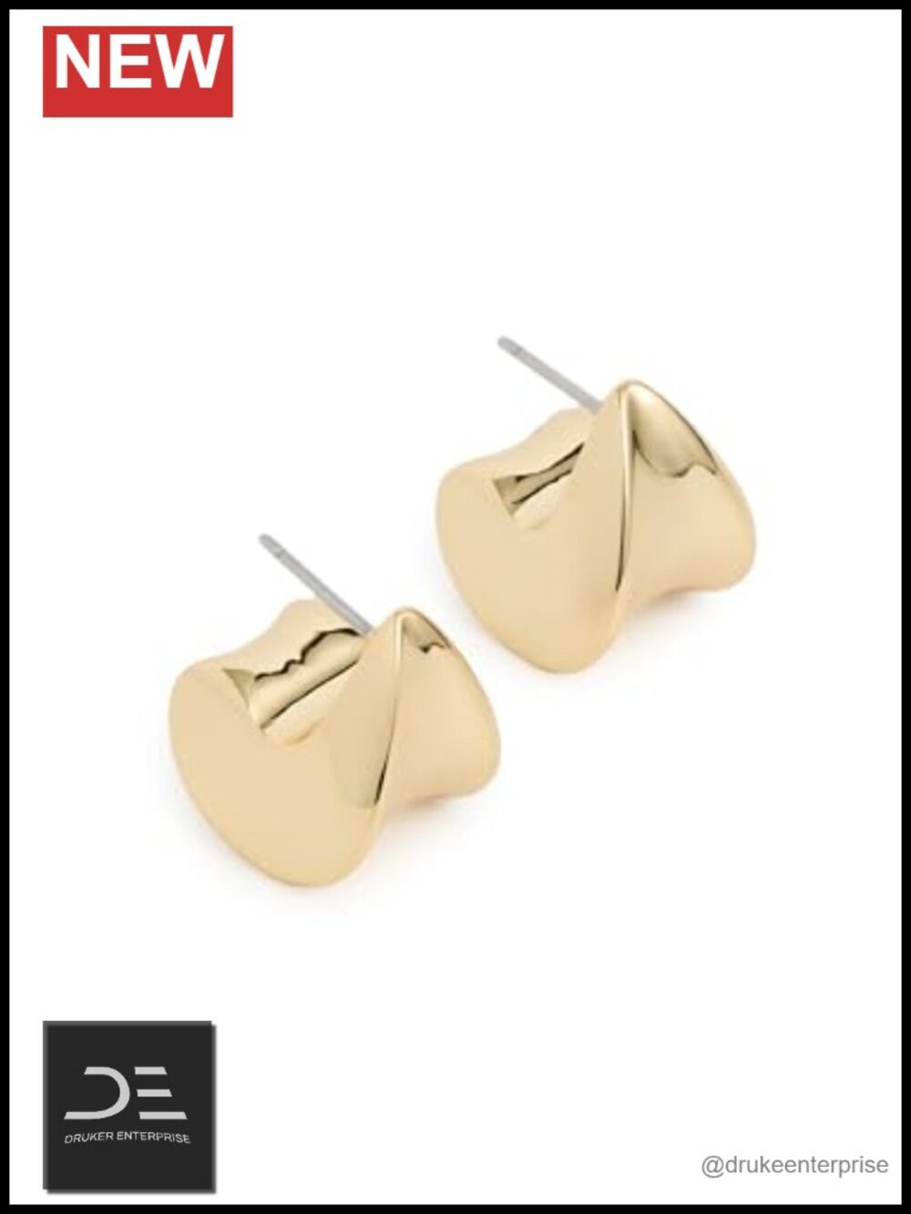 Hoop Earrings Metal Drop & Dangle Post Closure